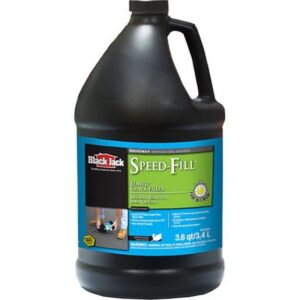 Black Jack Speed-Fill Gloss Black Elastic Crack Filler 3.6 qt