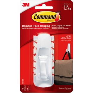 Command Large White Plastic Utility Hook