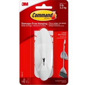 Command Large White Wire Hook