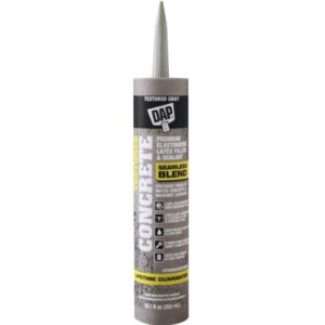 DAP Premium Textured Gray Acrylic Latex Concrete and Mortar Waterproof Sealant 10.1 oz