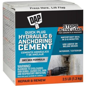 DAP Quick Plug Gray Hydraulic Cement 2.5 lb