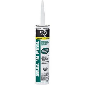 DAP Seal ‘N Peel Clear Removable Caulk 10.1 oz