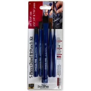 Dasco Pro High-Carbon Steel Punch-Chisel Set 5 ct #23872