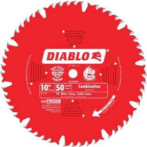 Diablo Combination Circular Wood Saw Blade 50T 10”