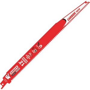 Diablo Demo Demon Carbide-Tipped Reciprocating Saw Blade 6-9TPI 12”