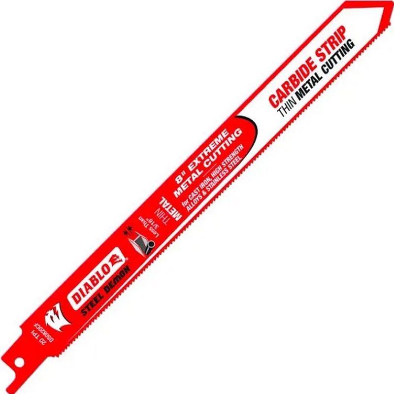 Diablo Steel Demon Reciprocating Saw Blade 20TPI 8 inch