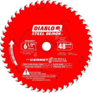 Diablo Steel Demon Saw Blade 48T 6 1/2 inch