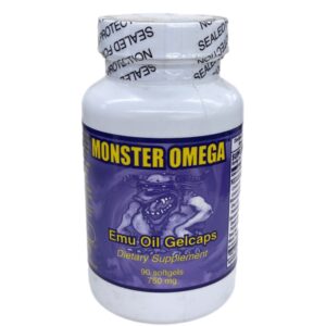 Emu Oil Gelcaps Monster Omega 90 ct