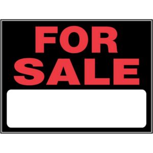 For Sale Plastic Sign 8x12 inch