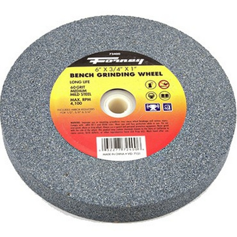 Forney Bench Grinding Wheel 6”x3/4”x1”