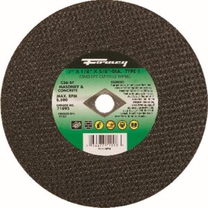Forney Masonry Cut-Off Wheel Type 1 7”x1/8”x5/8”