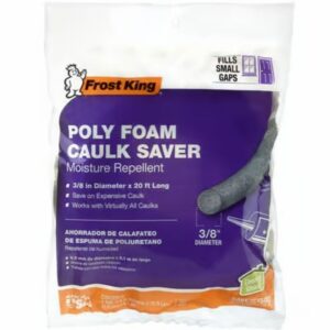 Frost King Caulksaver Foam 3-8”x20’