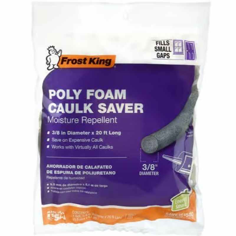 Frost King Caulksaver Foam 3-8”x20’