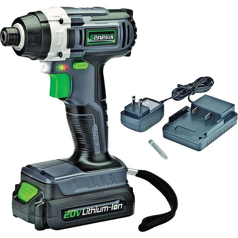 Genesis GLID20A Lithium-Ion Cordless Impact Driver 20V