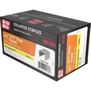 Grip-Rite 3-8″x3-8” A-11 Tacker Staples 5000 ct