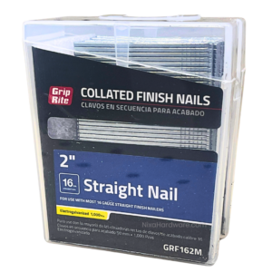 Grip-Rite Collated 16GA Finish Straight Nails 2" Electrogalvanized 1000 pk