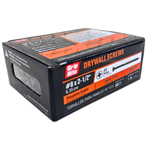 Grip-Rite Phillips Drywall Screws #8 × 2-1/2 inch Phosphate Coarse 1 lb
