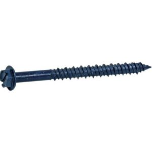 Grip-Rite Slotted Hex Washer 1-4”x2-1-4” Concrete Screws 100 ct