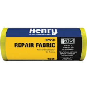 Henry Yellow Roof Repair Fabric 6 inch x 25 ft