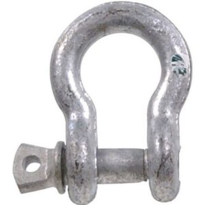 Hillman Forged Galvanized Steel Anchor Shackle with Pin 5-16”