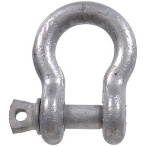 Hillman Forged Galvanized Steel Anchor Shackle with Pin 5-8” 5pk