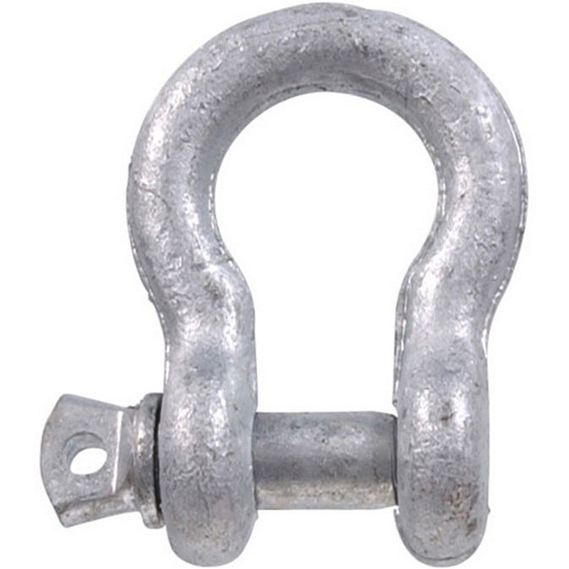 Hillman Forged Galvanized Steel Anchor Shackle with Pin 7-16” 5pk