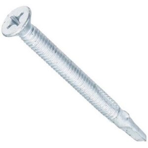 Hillman Phillips Flat Head Self Driving #4×2-3-4” Sheet Metal Screws 100pk