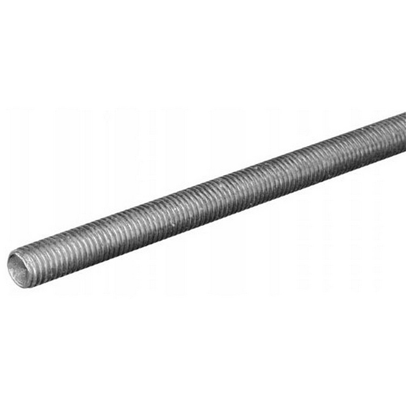 Hillman Steelworks Zinc-Plated Steel Threaded Rod 1-8”x6’
