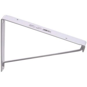 Hillman White Steel Closet Shelf Bracket 11”x11”