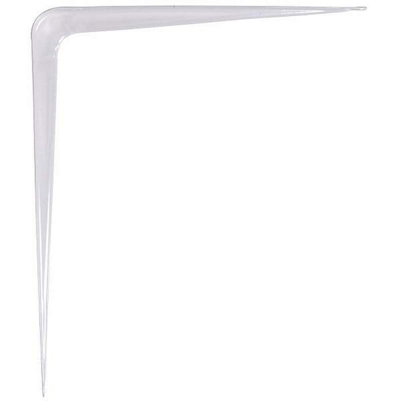 Hillman White Steel Shelf Bracket 12”x14”