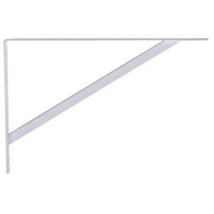 Hillman White Steel Super Strength Shelf Bracket 16”