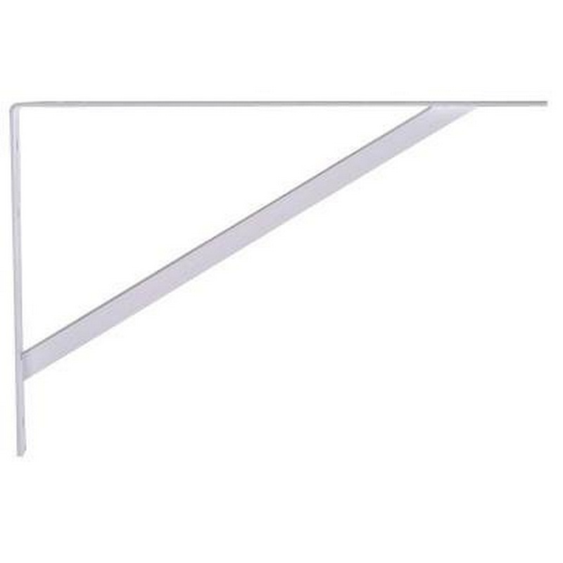 Hillman White Steel Super Strength Shelf Bracket 16”