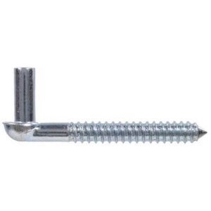 Hillman Zinc Gate Screw Hook 3-4”x6” 5pk