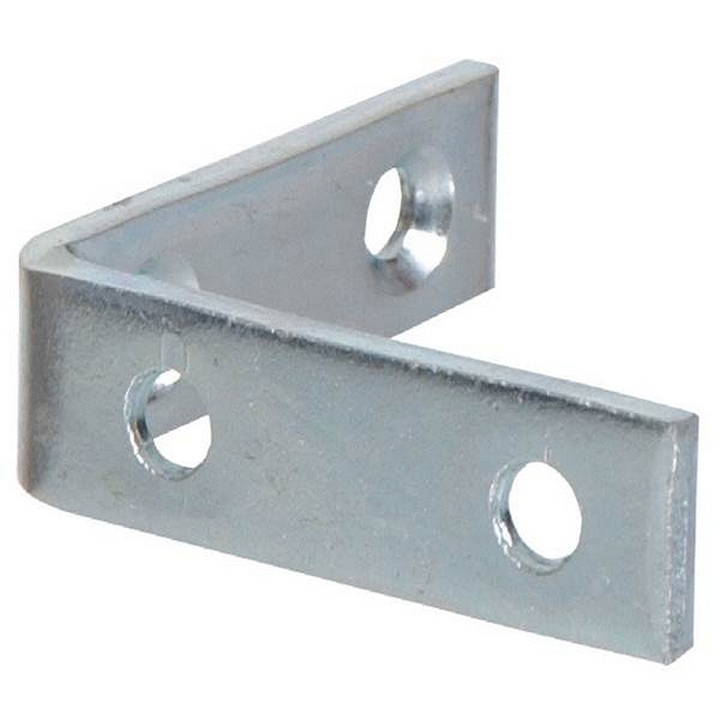 Hillman Zinc-Plated Steel Corner Brace 5”x1”