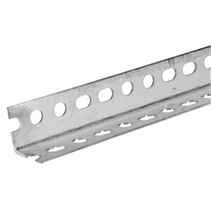 Hillman Zinc-Plated Steel Slotted Angle 14GA 1-1-2″x1-1-2”x6’