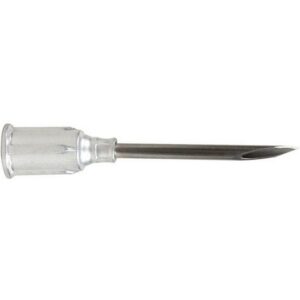 Ideal Aluminum Hub Disposable Needle 20ga 1” 100pk