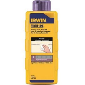 Irwin Strait-Line Dust Off Violet Marking Chalk 6 oz