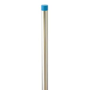 Lido Polished Chrome Steel Closet Rod 1-5-16”x8’