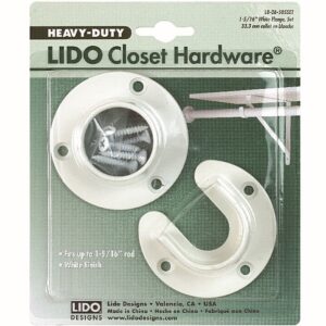 Lido Powder Coated Steel Closet Flange Set