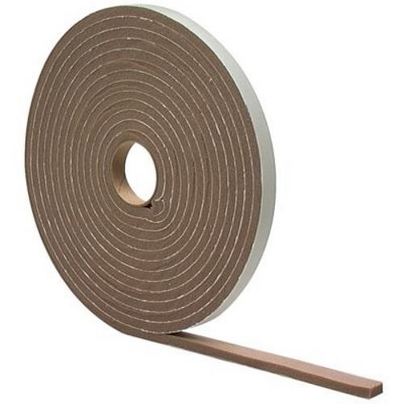 M-D Brown Foam Tape 1-4’x1-2”x17’