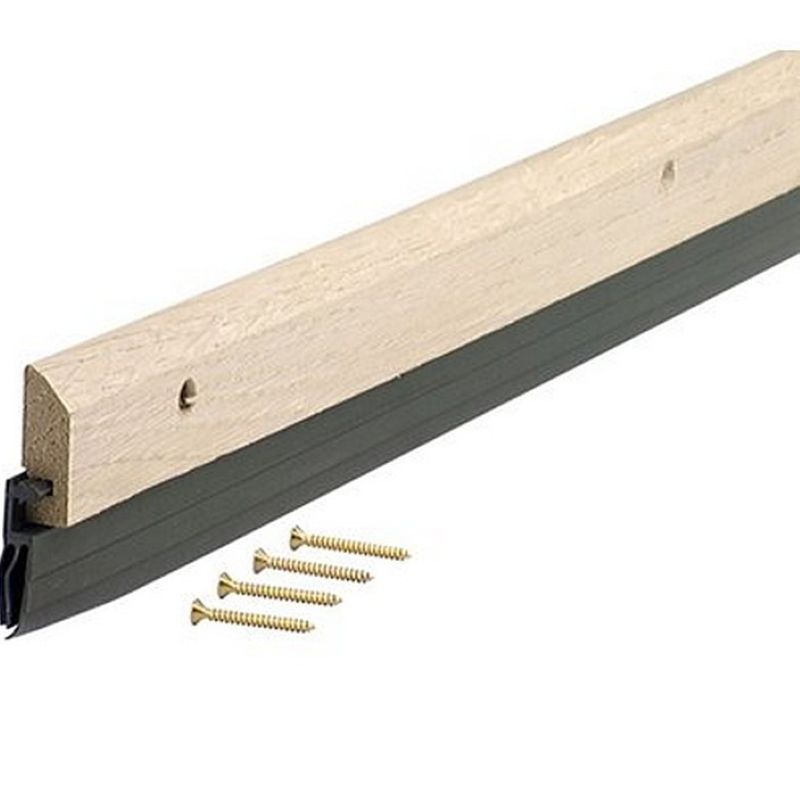 M-D Natural Oak Hardwood Door Sweep 1-3/4”x36”