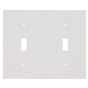 M-D White Light Switch Plate Sealers 6pk