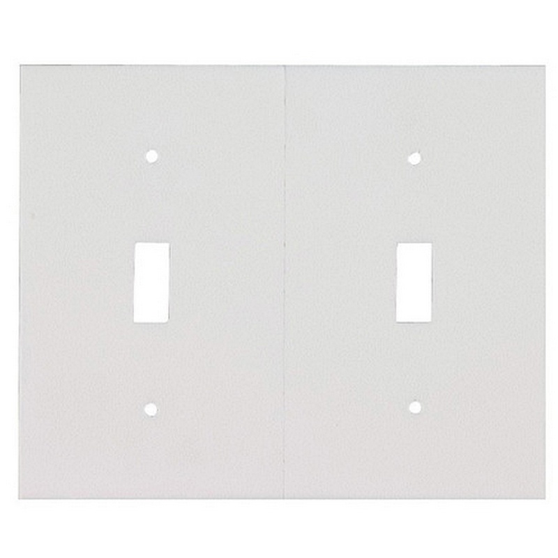 M-D White Light Switch Plate Sealers 6pk