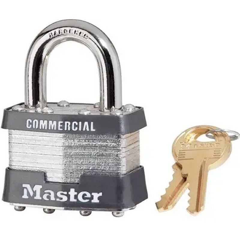 Master Lock Laminated Steel Double Locking Padlock 1-3/4″