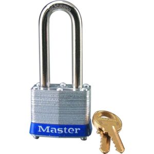 Master Lock Laminated Steel Long Shackle Padlock 3DLH 2”