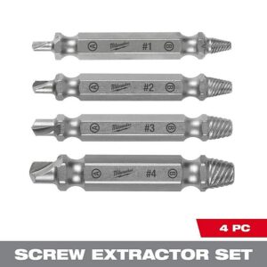 Milwaukee M2 Screw Extractor Set 4pc