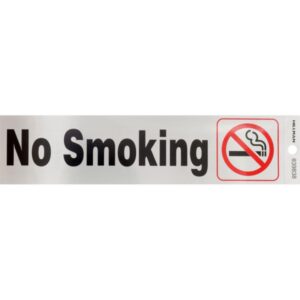 No Smoking Sign 2x8 inch