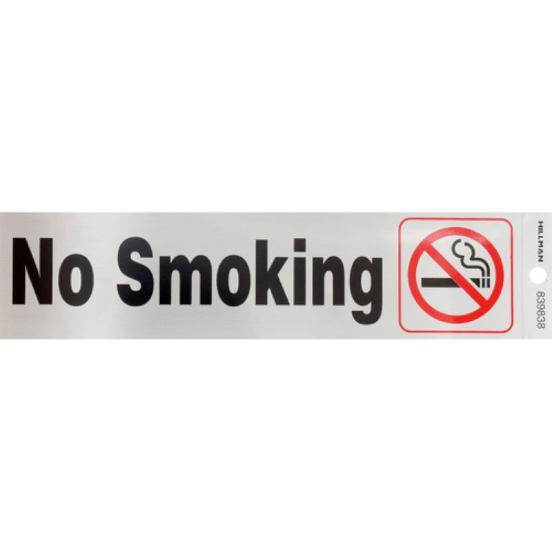 No Smoking Sign 2x8 inch