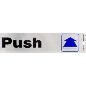 Push Sign 2x8 inch