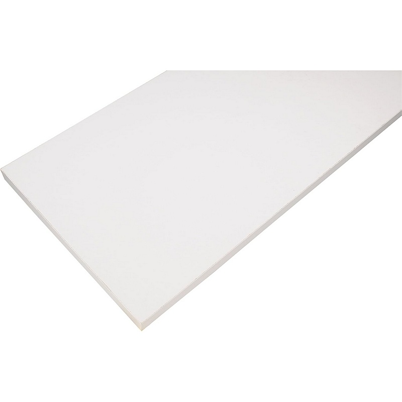 Rubbermaid White Wood Laminated Shelf Board 10”x24”